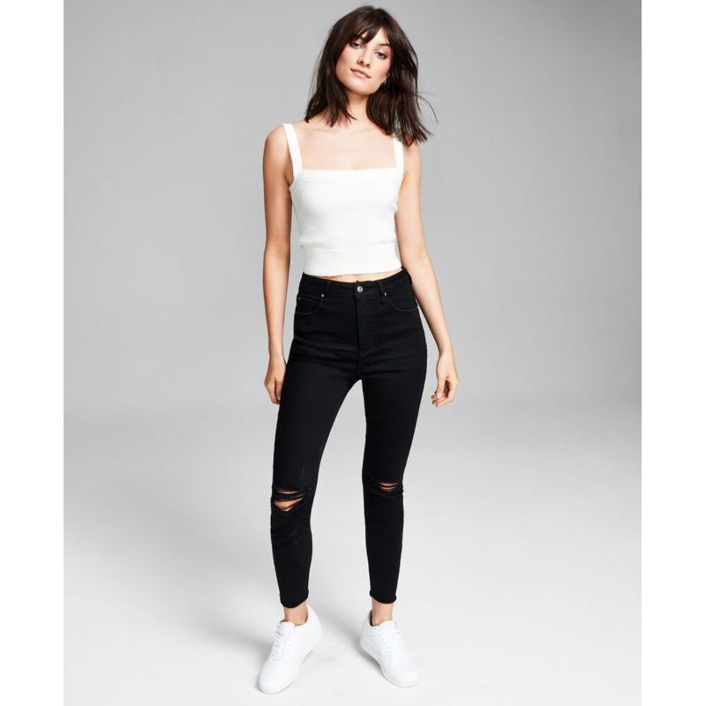 And Now This Womens Perfect Zip Fly Skinny Jeans